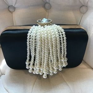 PEARL TASSEL BRAND NEW EVENING CLUTCH